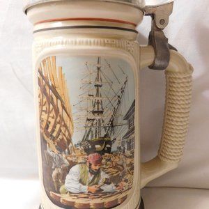 Avon The Building Of America Stein Collection The Shipbuilder Vintage 1986